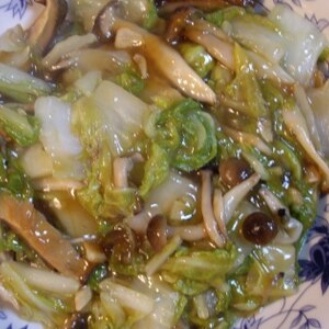 キノコと白菜のあんかけ